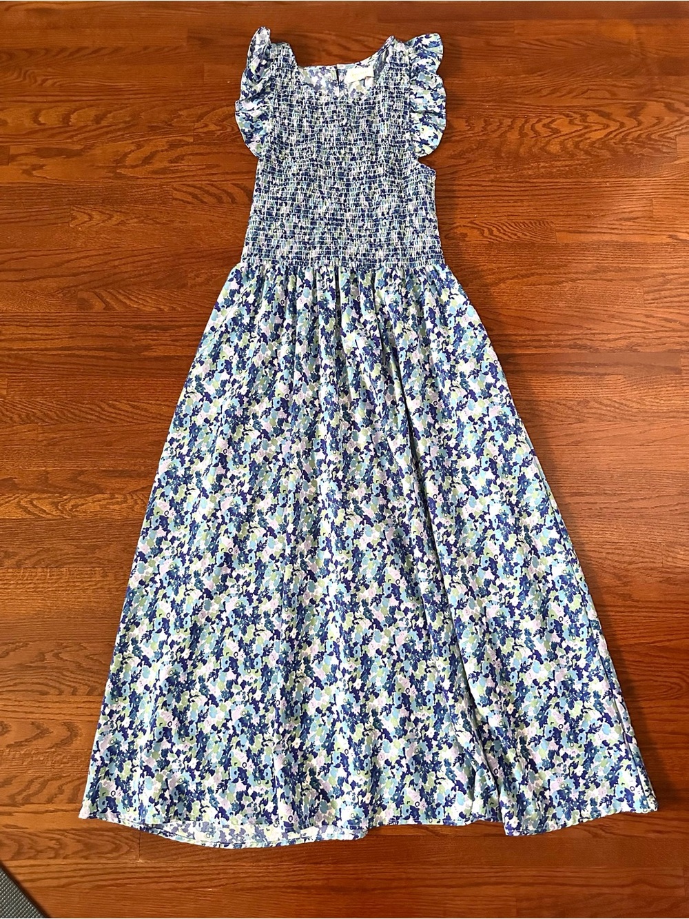 Melloday Floral Smocked Midi Dress 🌸